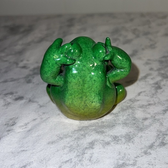 Kitty’s Critters See No Evil Frog Retired Vintage Figurine - Picture 3 of 5